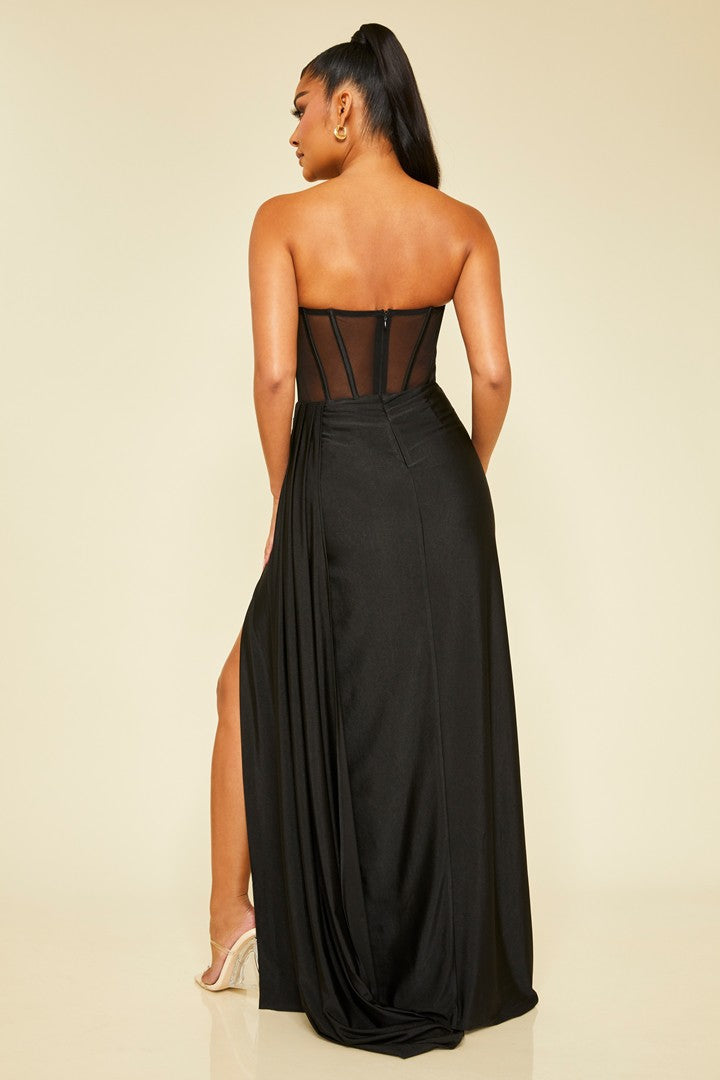 Atenas High Slit Gown