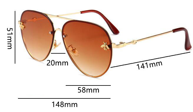 Bee Aviator Sunglasses