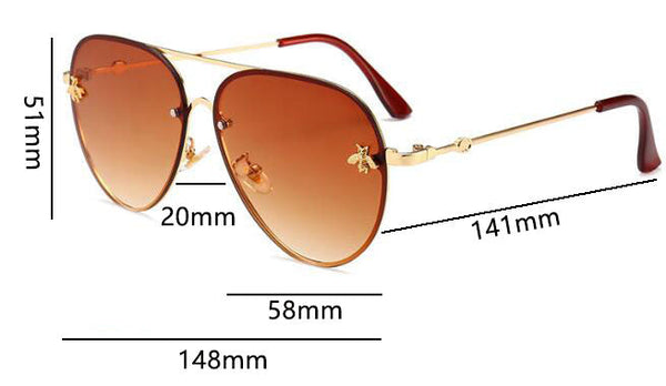 Bee Aviator Sunglasses
