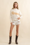 Hope's Graphic Pullover Sweater