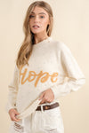 Hope's Graphic Pullover Sweater