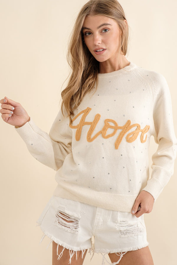 Hope's Graphic Pullover Sweater