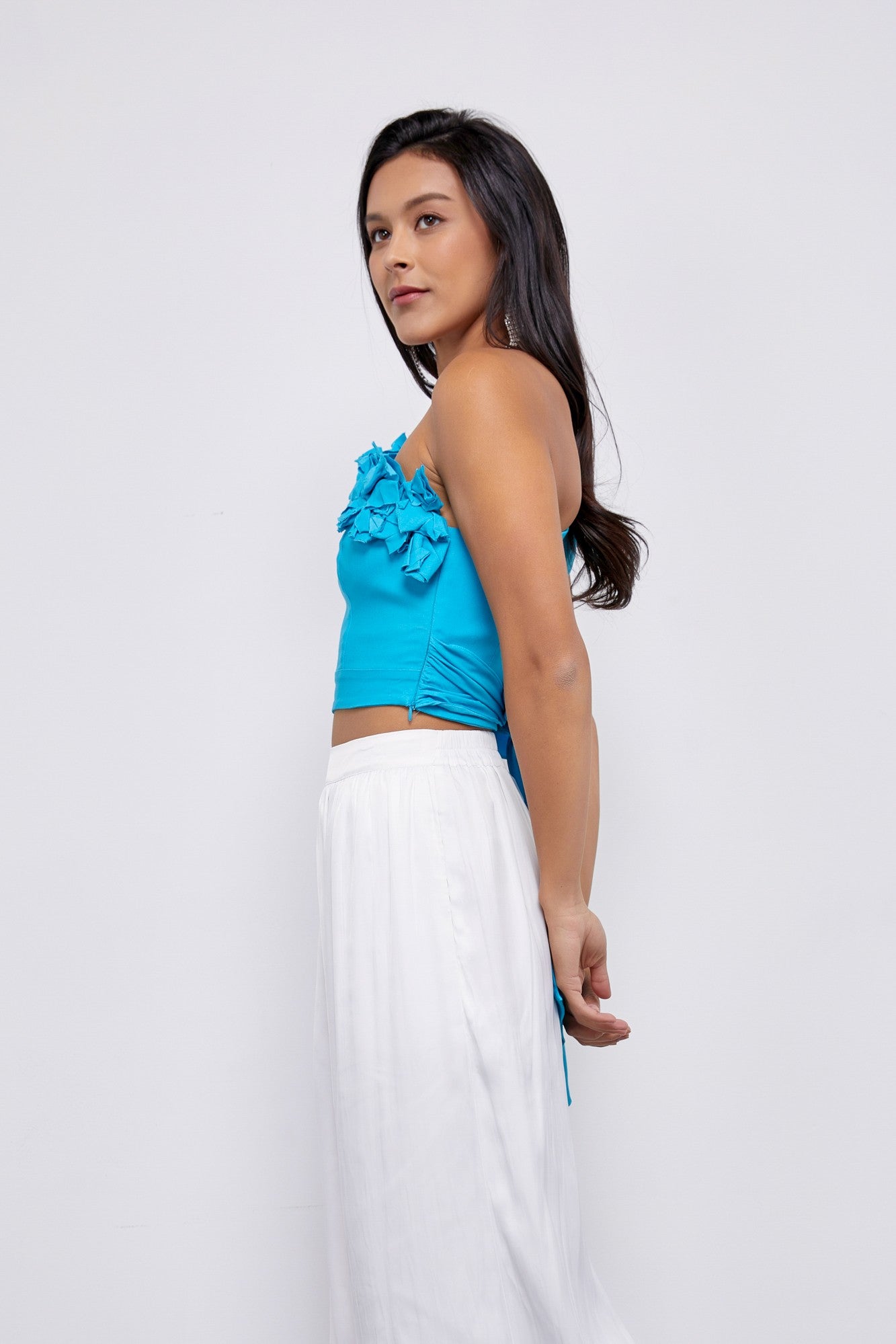 Valletta One Shoulder Ruffled Top