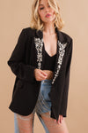 Lecce Embellished Jewel Blazer