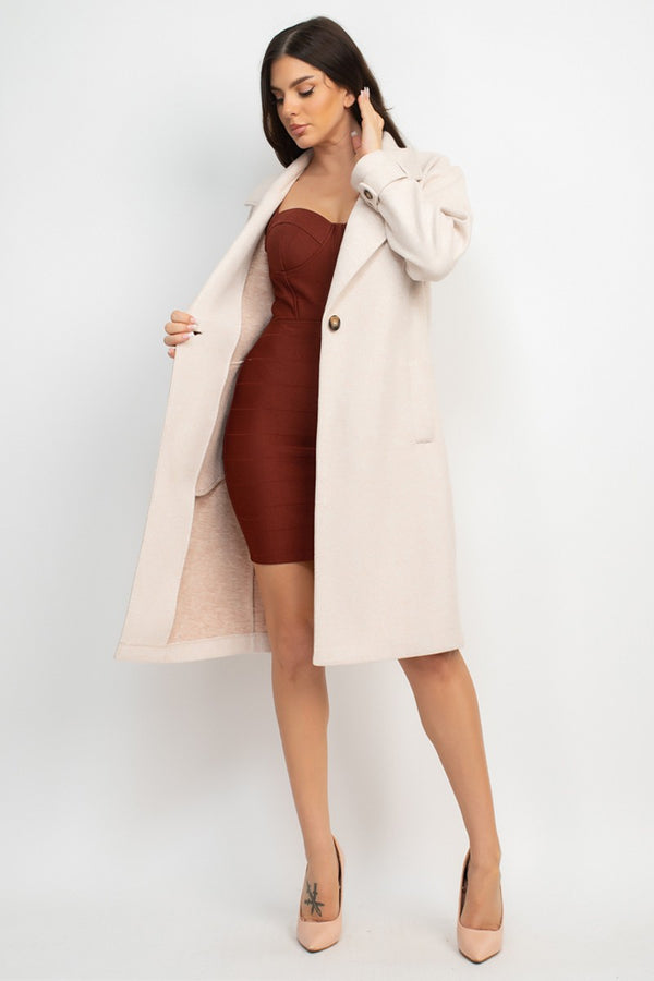 Lolosia Notch Collar Coat