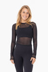 Naples Sheer Mesh Top