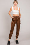 Atlanta Satin Jogger Pants