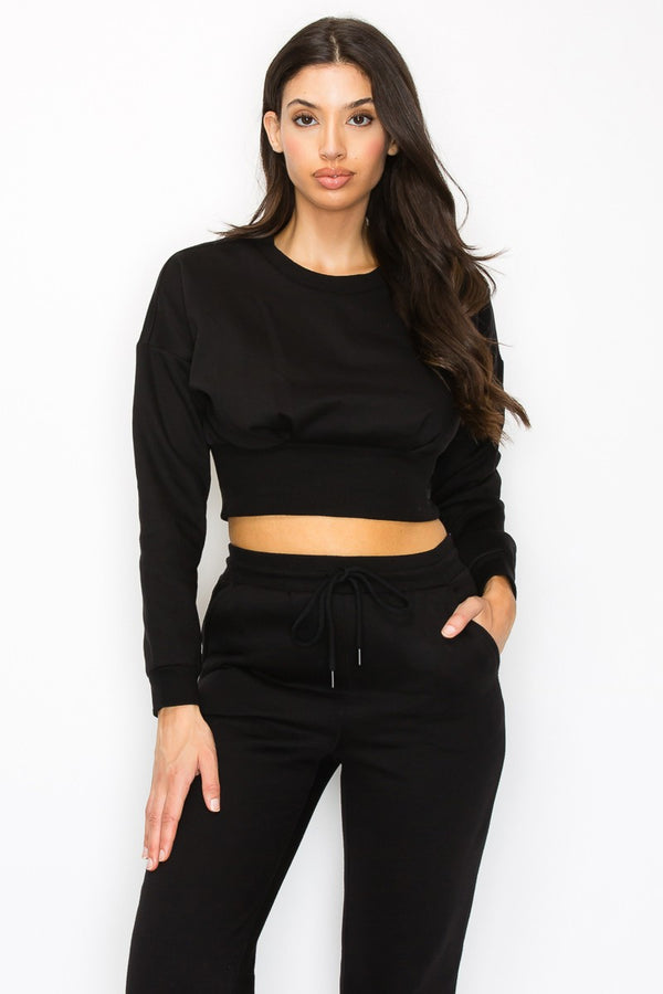 Agape Cropped Sweatshirt