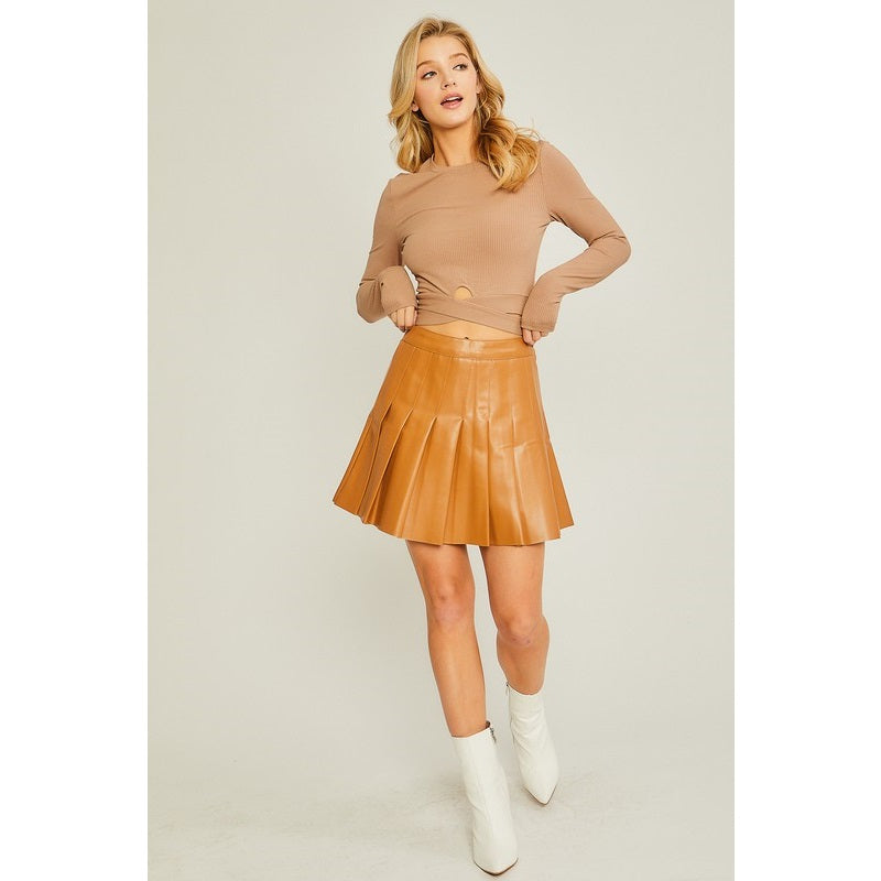 Noirville Pleted Skirt