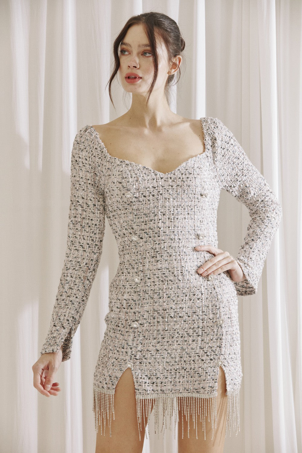 La Bellevilloise Tweed Dress