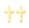 Cross stud earrings