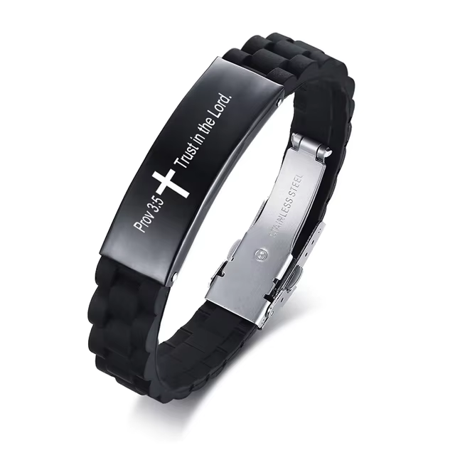 Christian Bracelet with scripture for men