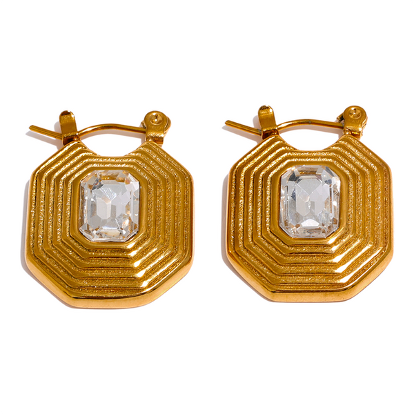 Geometric Hoop Earrings