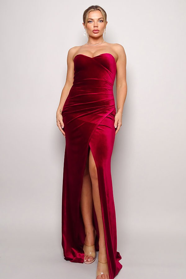 Fontainebleau Velvet Gown