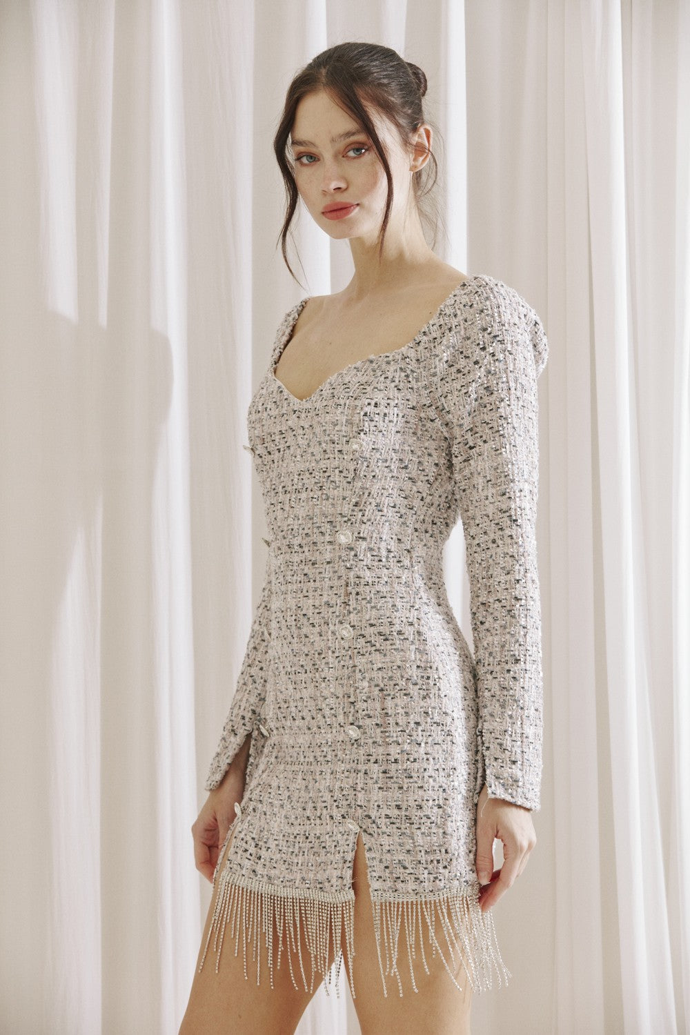 La Bellevilloise Tweed Dress