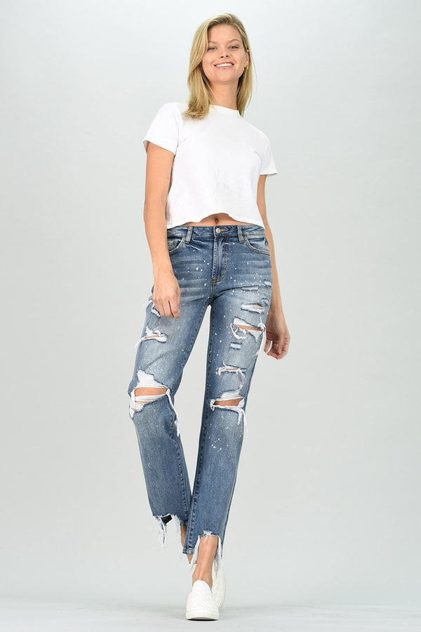 Versailles Distressed Jeans