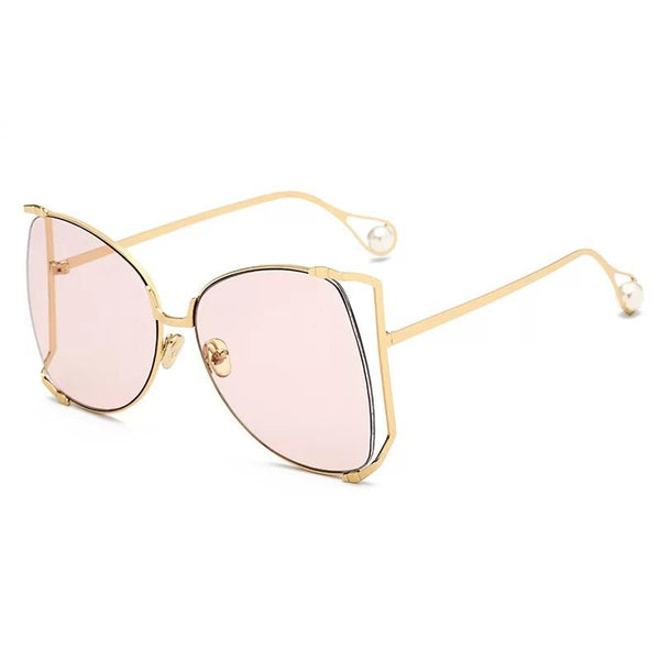 Semi rimless sunglasses