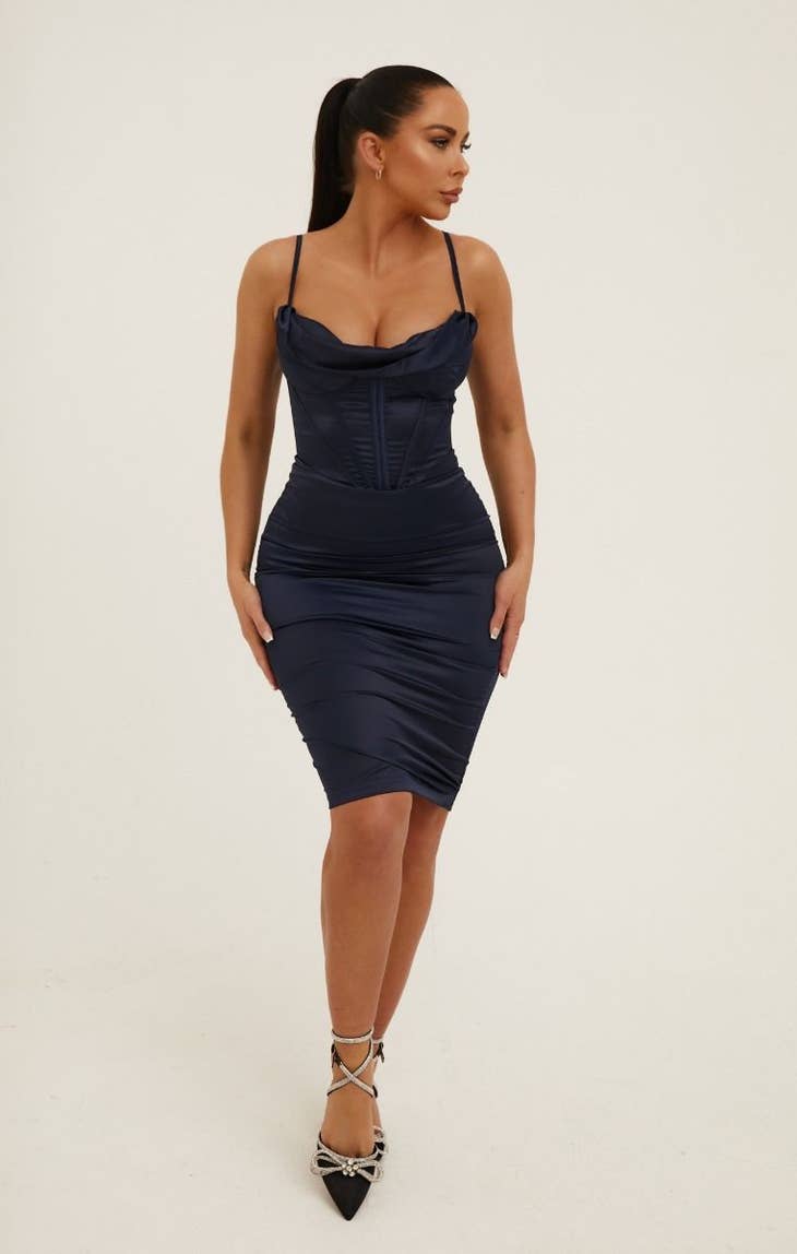 Montpellier Silk Corset Dress