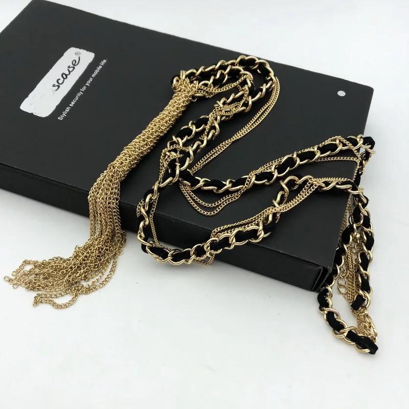 Long chain necklace