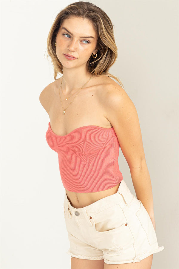 Sanford Strapless Crop Top