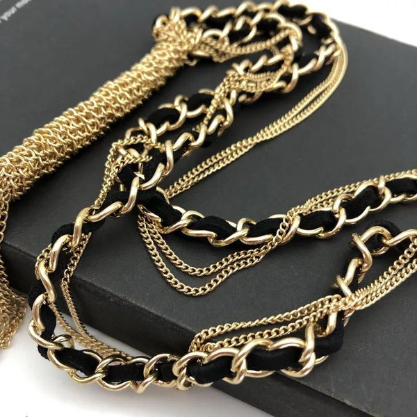 Long chain necklace