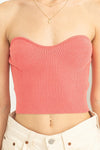 Sanford Strapless Crop Top