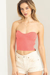 Sanford Strapless Crop Top