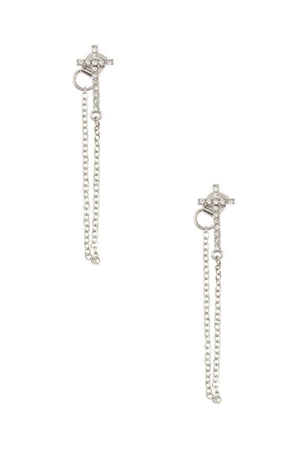 Cross chainearrings