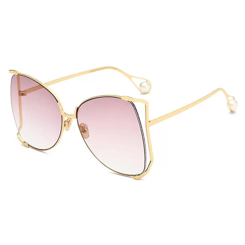 Semi rimless sunglasses