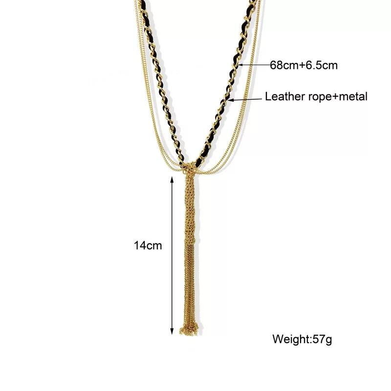 Long chain necklace