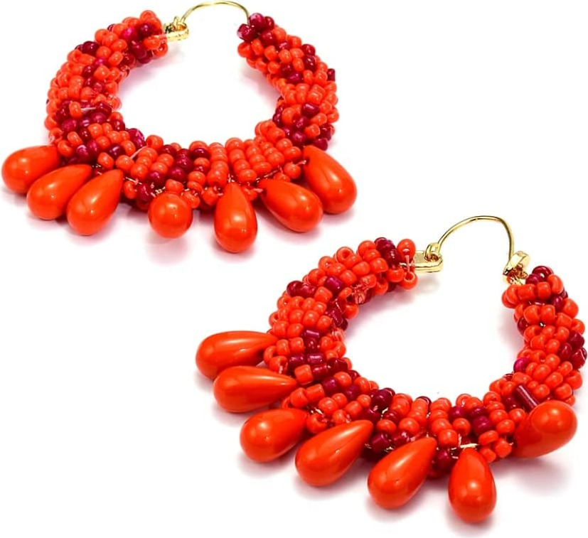 Ethnic Handmade Beaded Earrings