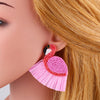 Flamingo Drop Earrings