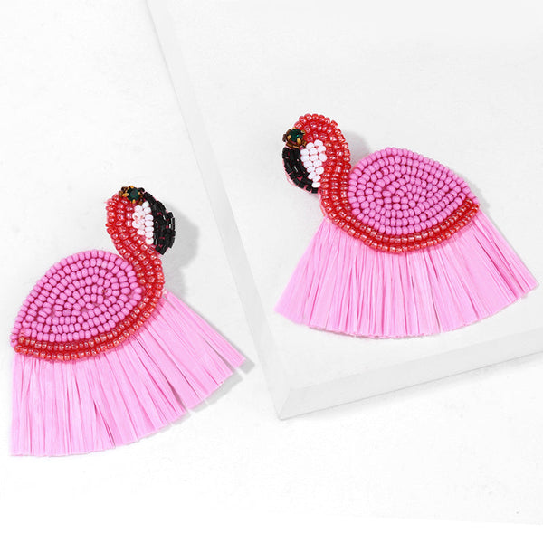 Flamingo Drop Earrings