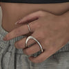 Two-finger Irregular Geometric Rings