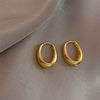 Oval Hoops Earrings