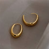 Oval Hoops Earrings