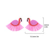 Flamingo Drop Earrings