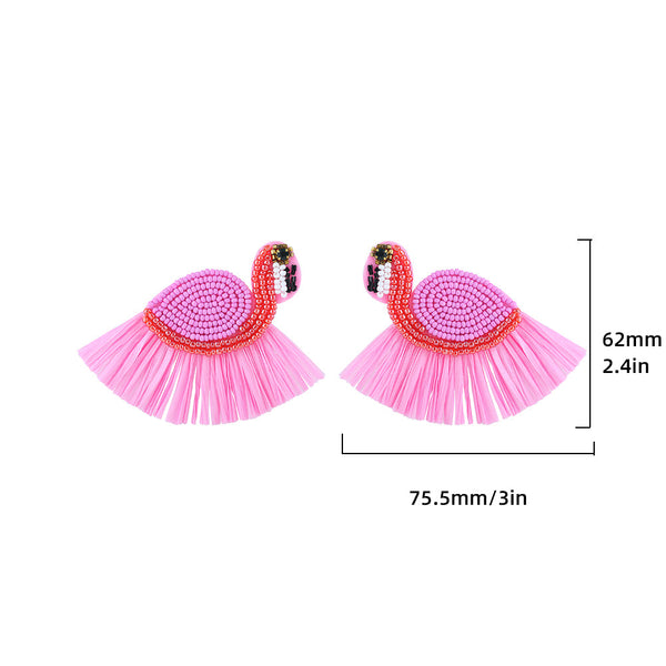 Flamingo Drop Earrings