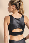 NY Vibes Black Sports Bra