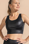 NY Vibes Black Sports Bra