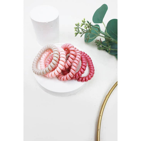 Spiral Silicone Hair Ties