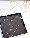 Wrap around pearl necklace