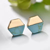 Turquoise stud earrings