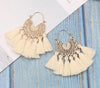 Bohemian tassel earrings