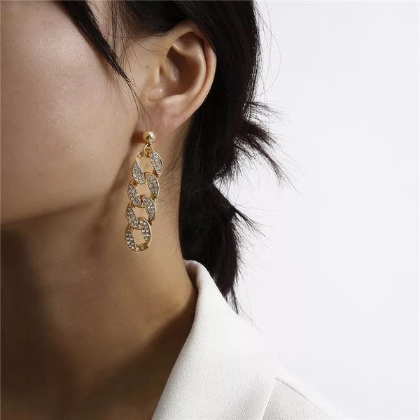 Chain earrings