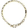 Gold thick chain necklace