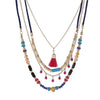 Colorful tassel necklace - FEWL