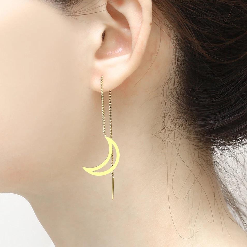 Half moon earrings