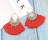 Bohemian tassel earrings